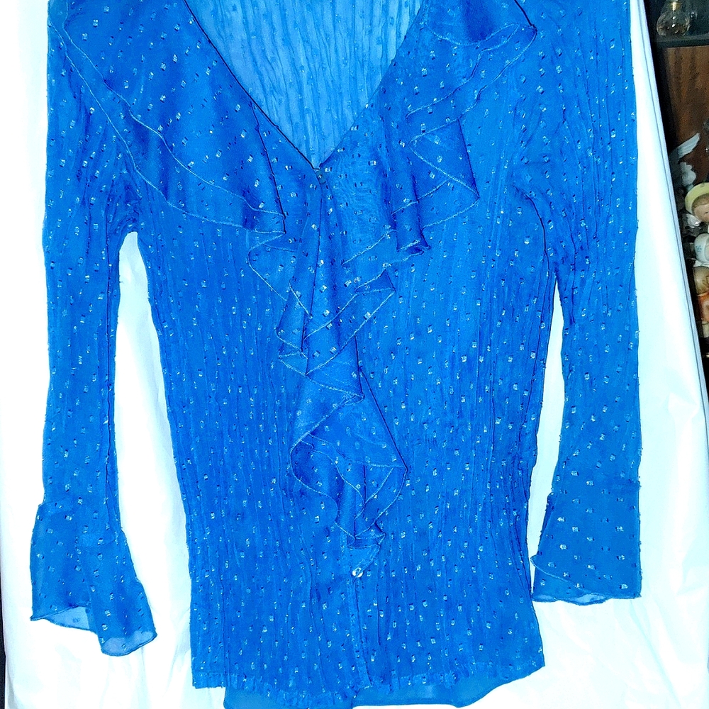 Two Piece Dressy Shirt w Matching Camisole